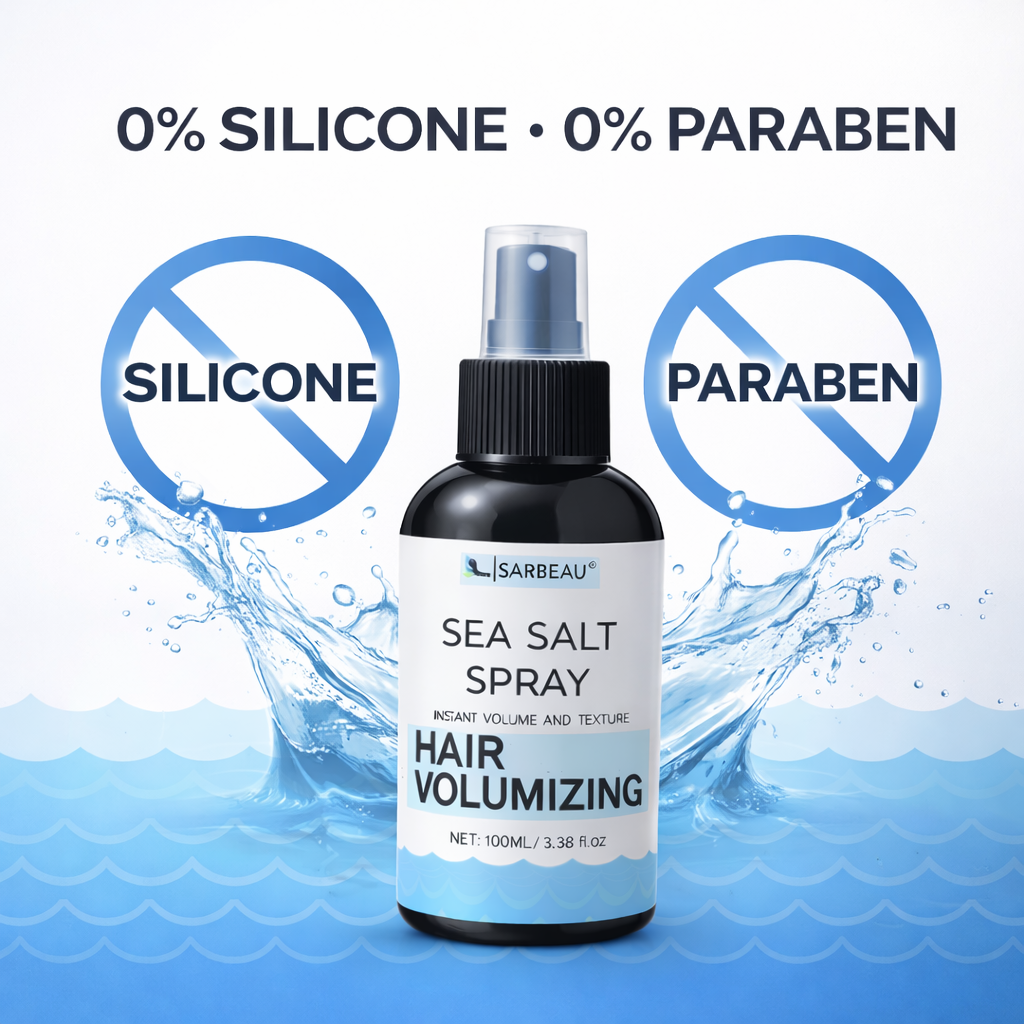 Sarbeau Sea Salt Spray for Hair Volumizing & Texture and Styling | Instant Beach Waves | Matte Finish | 100ml