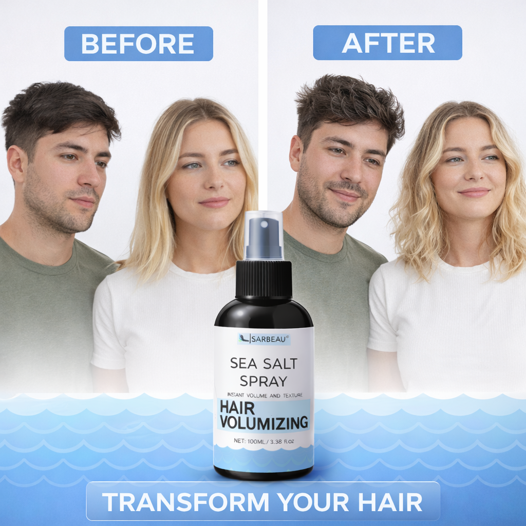 Sarbeau Sea Salt Spray for Hair Volumizing & Texture and Styling | Instant Beach Waves | Matte Finish | 100ml