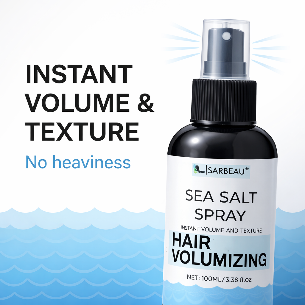 Sarbeau Sea Salt Spray for Hair Volumizing & Texture and Styling | Instant Beach Waves | Matte Finish | 100ml