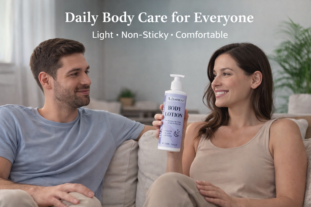 Sarbeau 10% Magnesium Body Lotion | Fast-Absorbing Daily Moisturizer | Hydrating & Non-Sticky Formula | 250ml