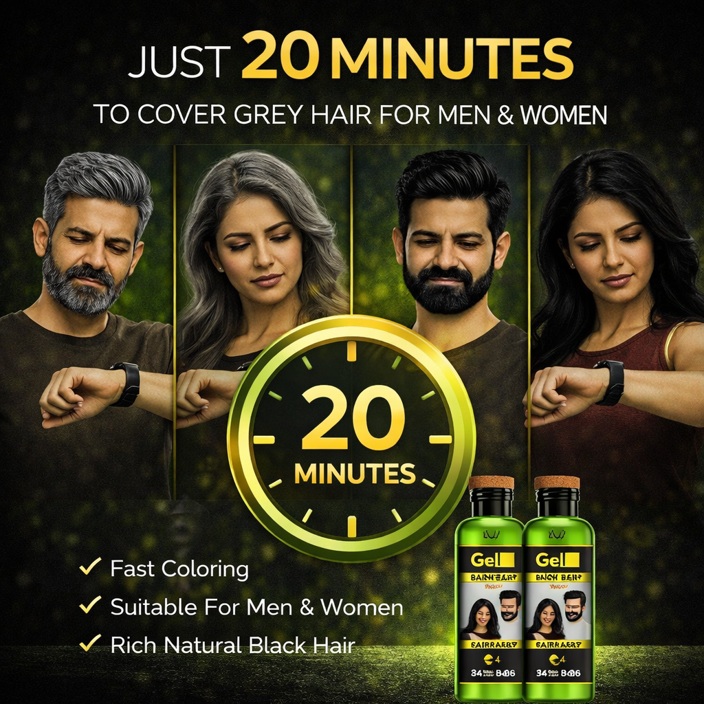 Sarbeau Fruit Vinegar Hair Gel | Ammonia-Free 2-Step Hair Color | Hair Colour Gel | 500ml x 2 Bottles
