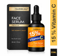 Sarbeau 15% Vitamin C Face Serum 30ml | Brightening Serum for Glowing Skin, Dark Spots & Uneven Skin Tone | Suitable for All Skin Types