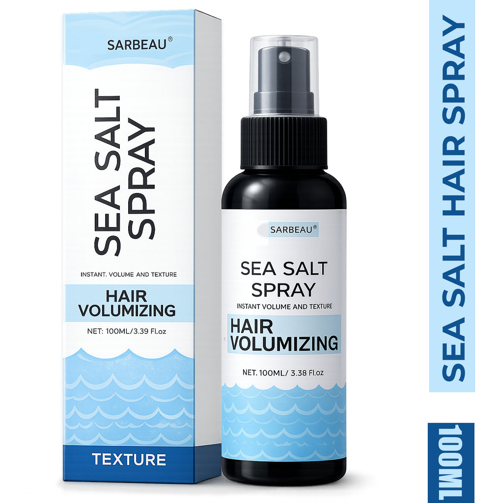 Sarbeau Sea Salt Spray for Hair Volumizing & Texture and Styling | Instant Beach Waves | Matte Finish | 100ml