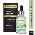 Sarbeau 2% Salicylic Acid Face Serum | Lightweight Exfoliating Serum for Oily & Acne-Prone Skin | 30ml